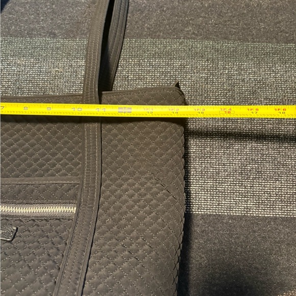 Vera Bradley Black Quilted Tote Bag - Picture 5 of 8